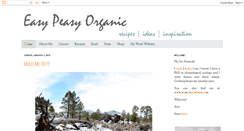 Desktop Screenshot of easypeasyorganic.com